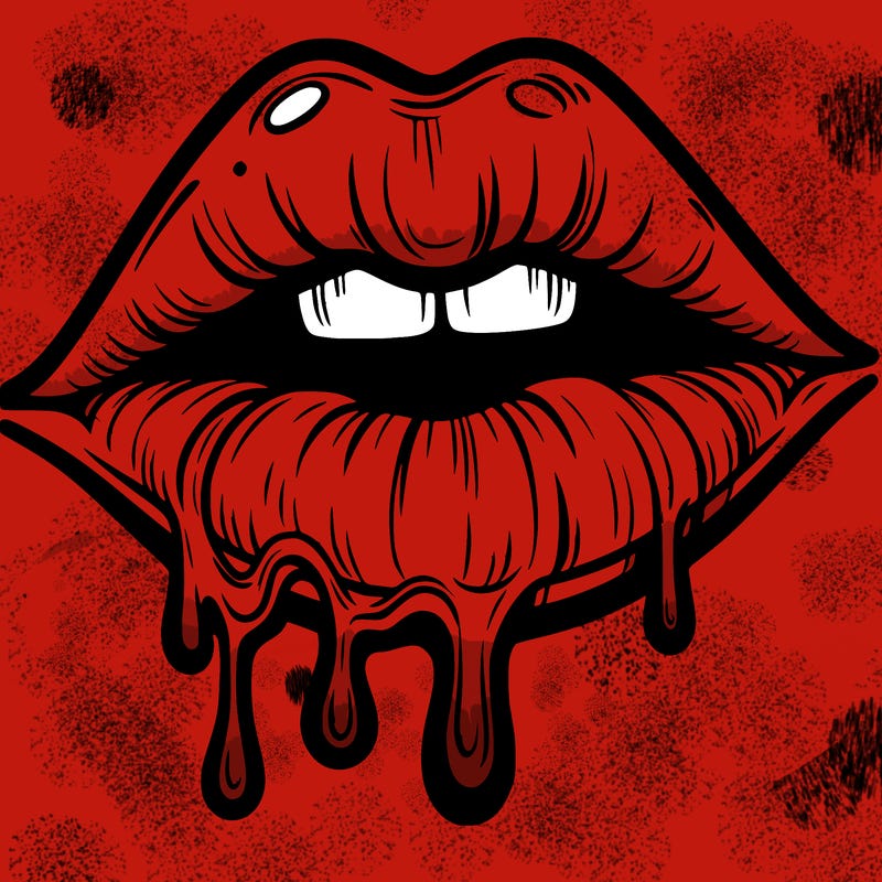 lips that look realistic and drip