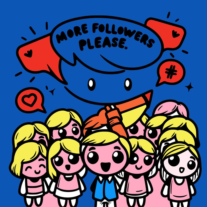 more followers please