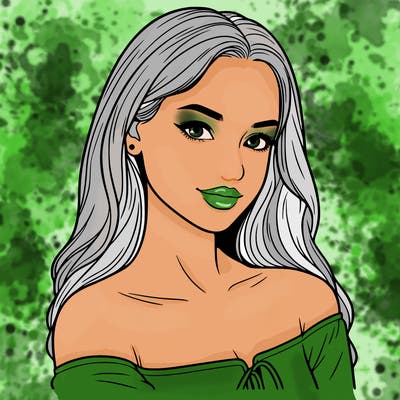 realistic beauty girl