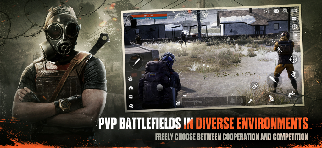 DARKEST DAYS - Campos de batalla JcJ del juego móvil Darkest Days en diversos entornos