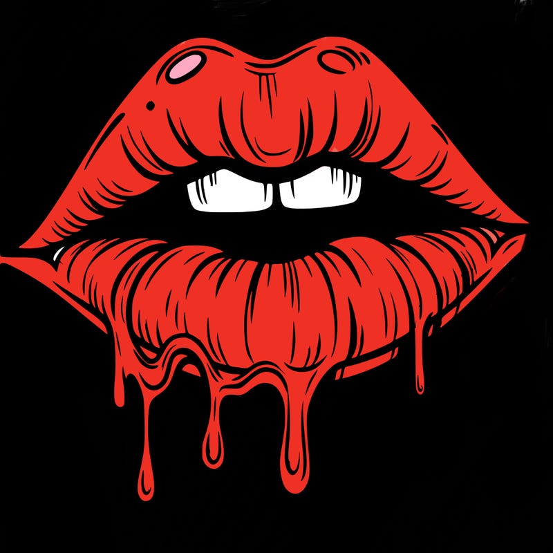 lips that look realistic and drip