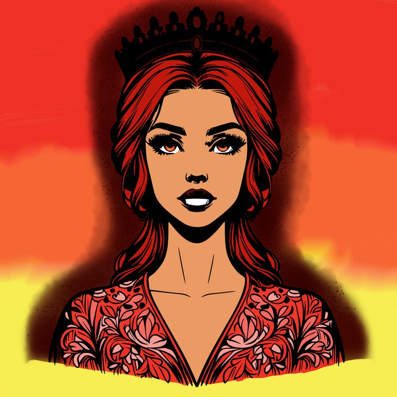 realistic beautiful queen