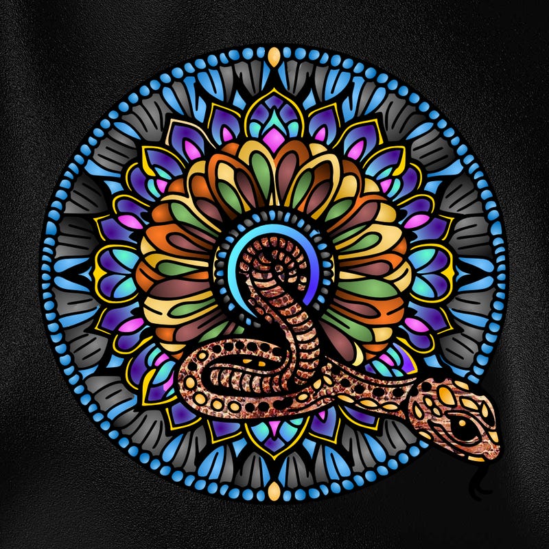 snake mandala