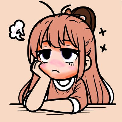 girl bored