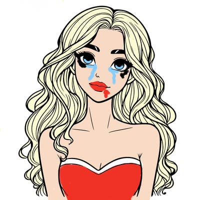 realistic and pretty girl