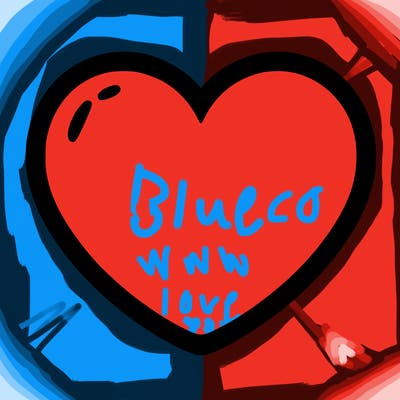 a blank heart