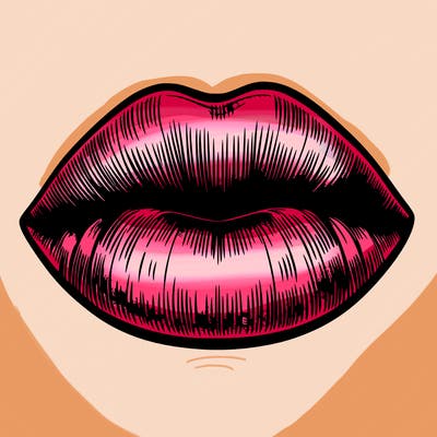 realistic lips