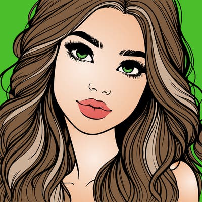 beautiful realistic girl