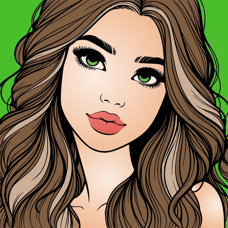 beautiful realistic girl
