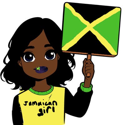 realistic girl holding up a sign