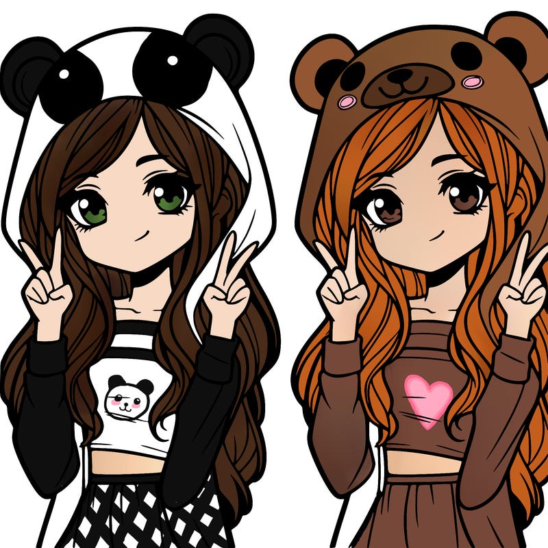 teen girl in animal costume