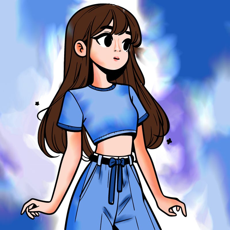 girl in a cute crop top