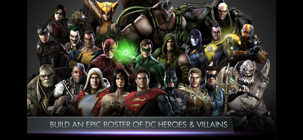 Una gran lista de superhéroes y villanos de DC del juego Injustice Gods Among Us