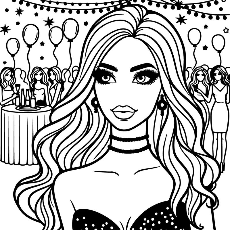 the best looking girl at party