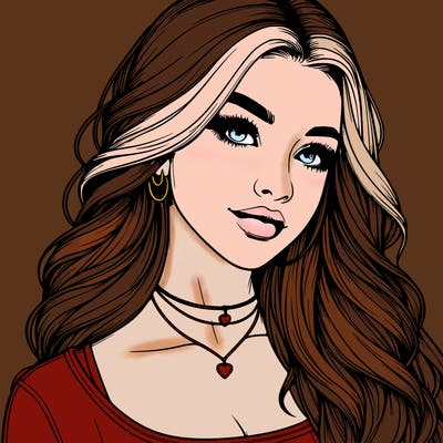 detailed realistic girl