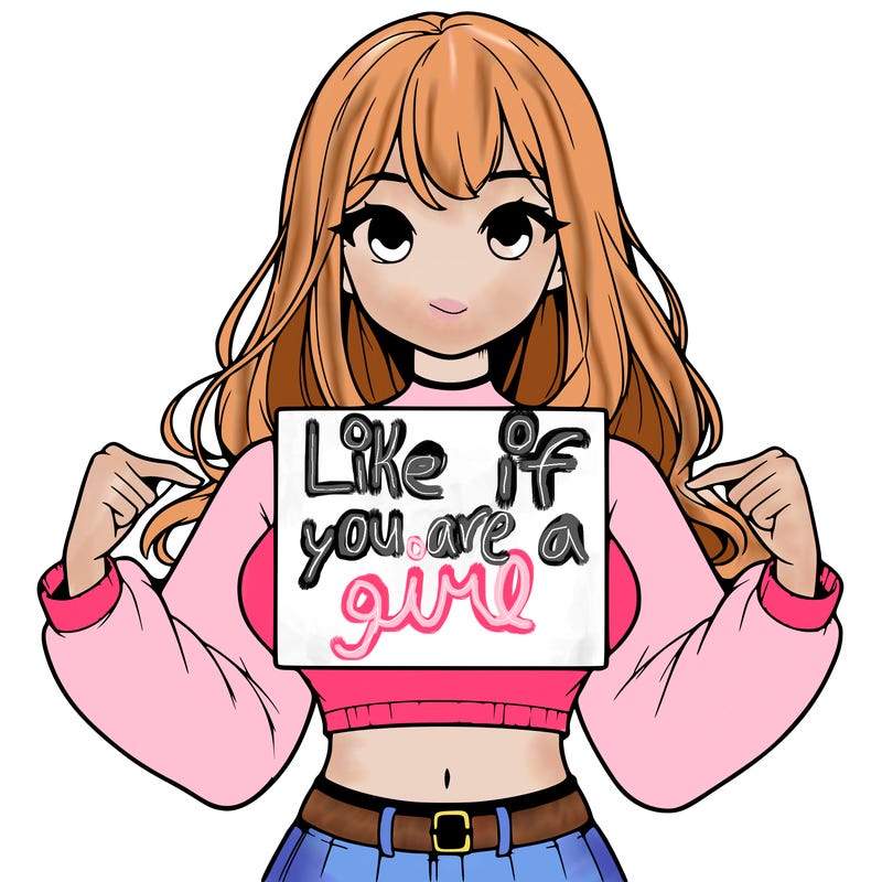 girl holding a blank sign in a long sleeve crop top