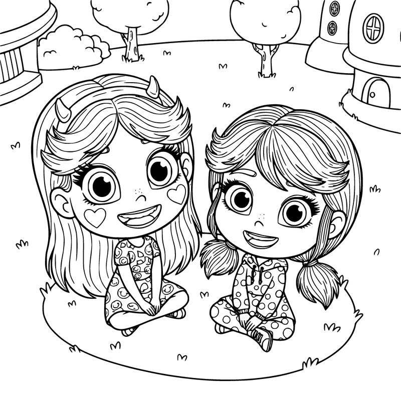 star butterfly with marinette