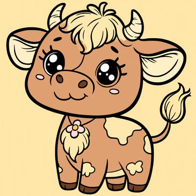 cute cow