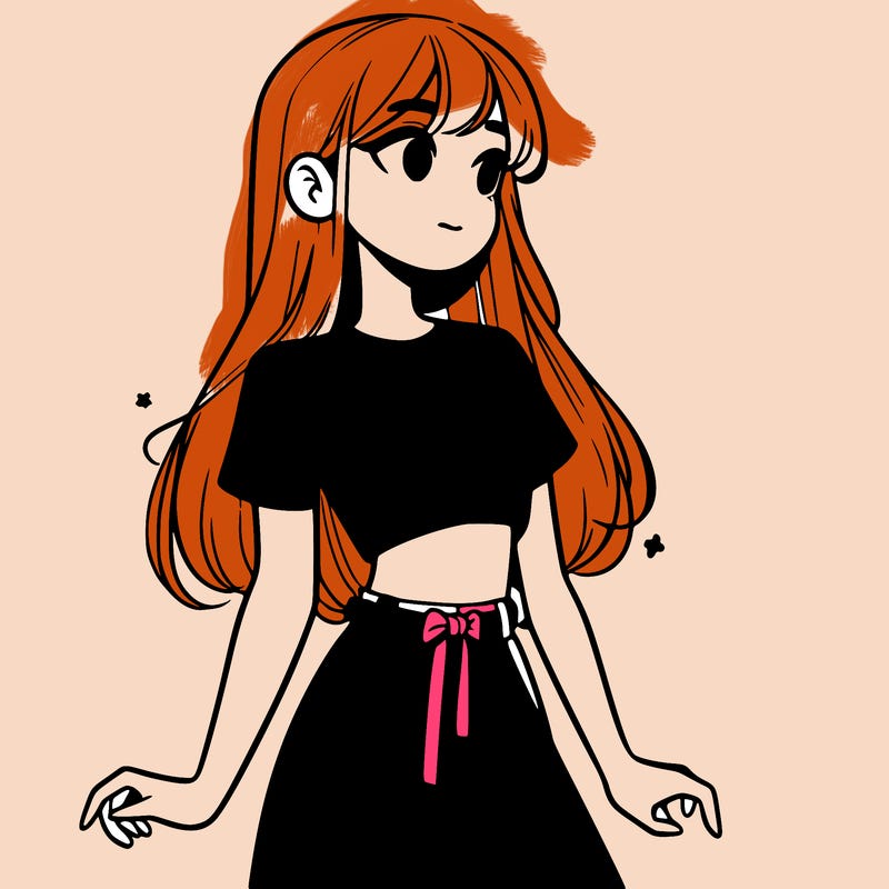 girl in a cute crop top