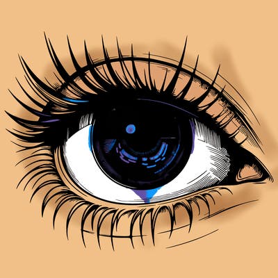 realistic eye