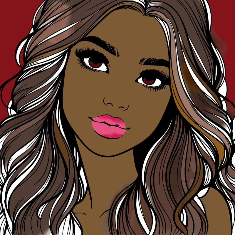 beautiful realistic girl