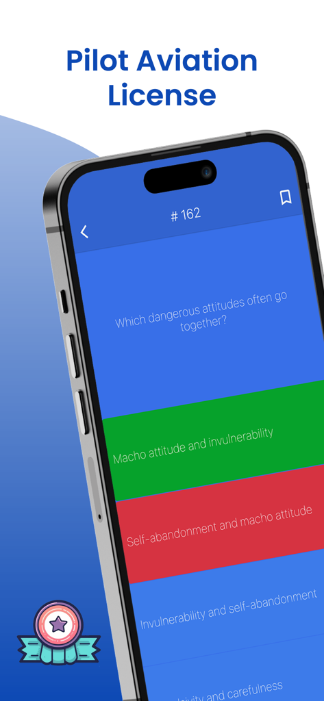 PPL: Pilot Aviation License - Domanda d'esame PPL per la licenza di pilota d'aeromobile su schermo mobile