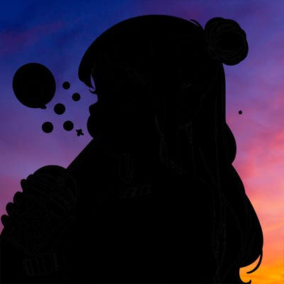 girl girl drinking boba while panting