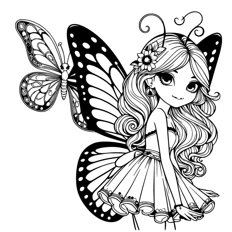 realistic butterfly fairy