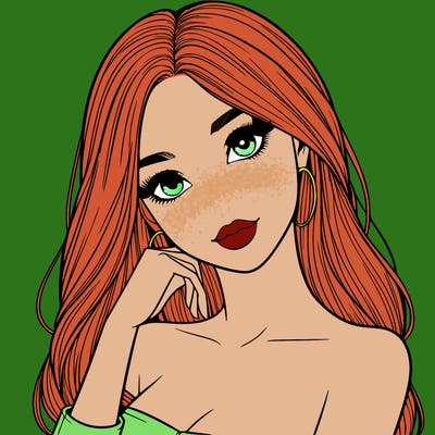 beautiful realistic girl