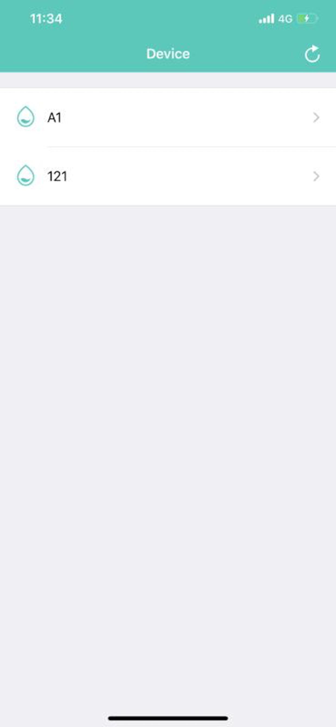 Scent Marketing - Scent Marketing app interface displaying a list of connected Bluetooth scent diffuser devices.