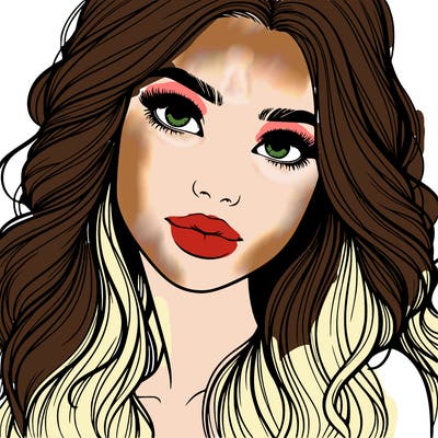 beautiful realistic girl