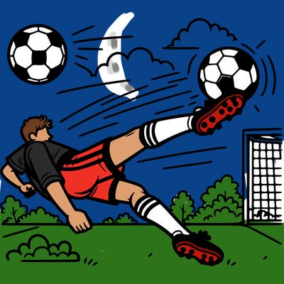 soccer shoot