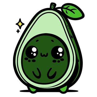 cute avocado