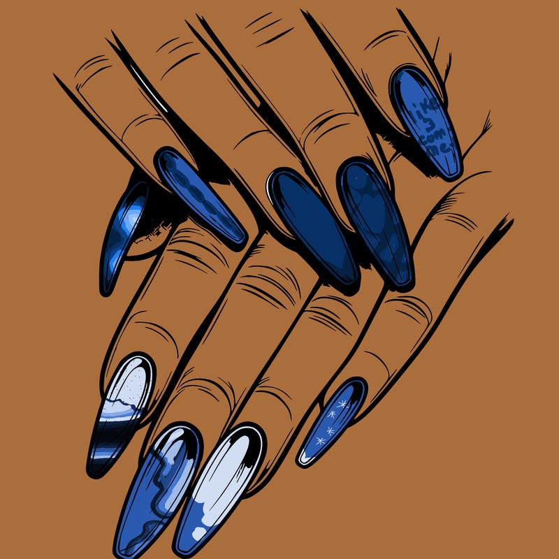 realistic nails