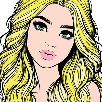 beautiful realistic girl