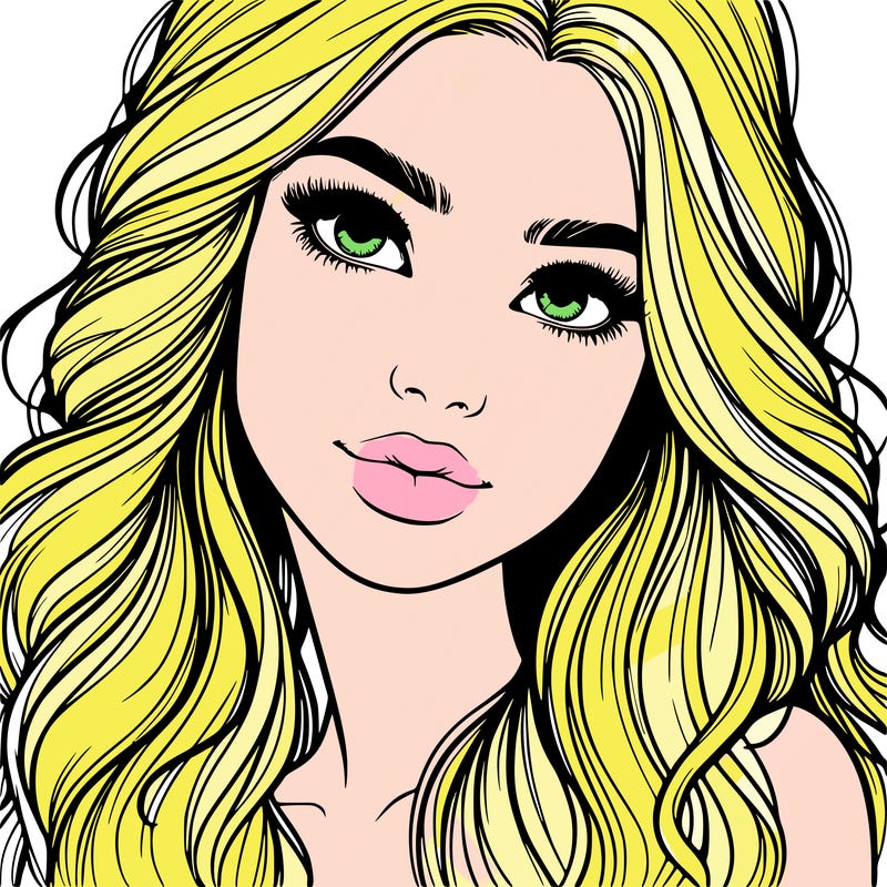 beautiful realistic girl