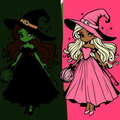 beautiful wicked witch. from wicked