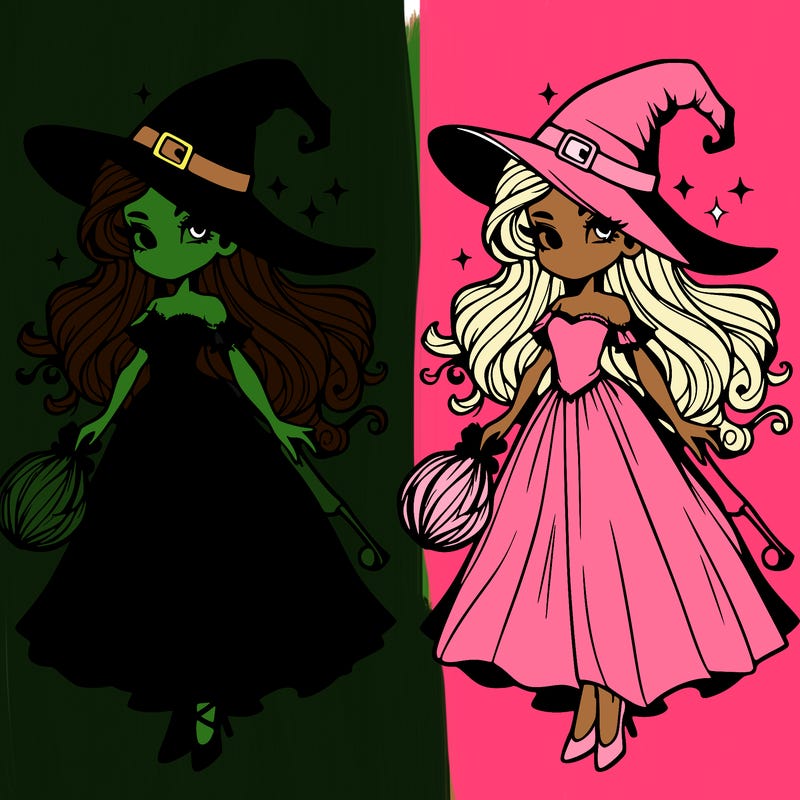 beautiful wicked witch. from wicked