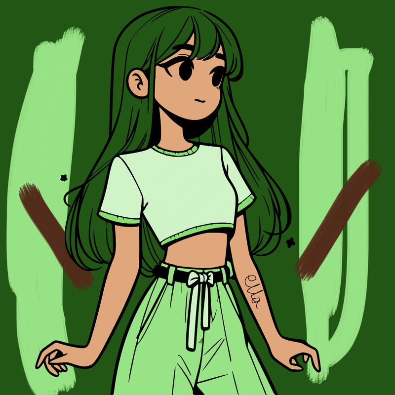 girl in a cute crop top