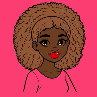 realistic black girl