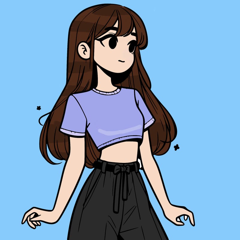 girl in a cute crop top