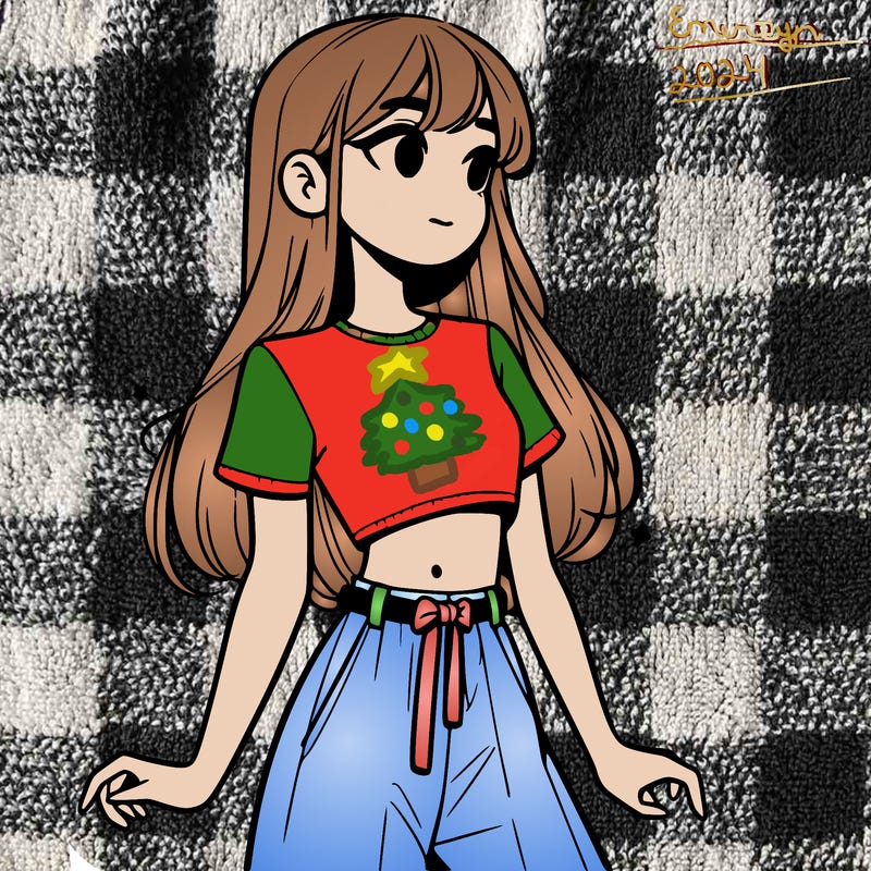 girl in a cute crop top