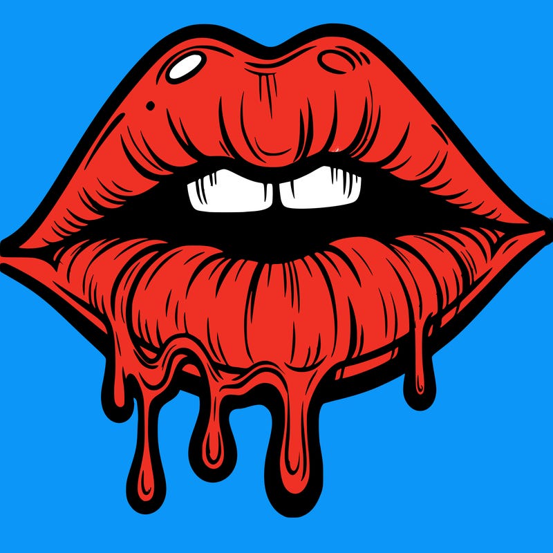 lips that look realistic and drip