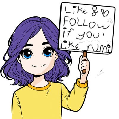 realistic girl holding up a sign