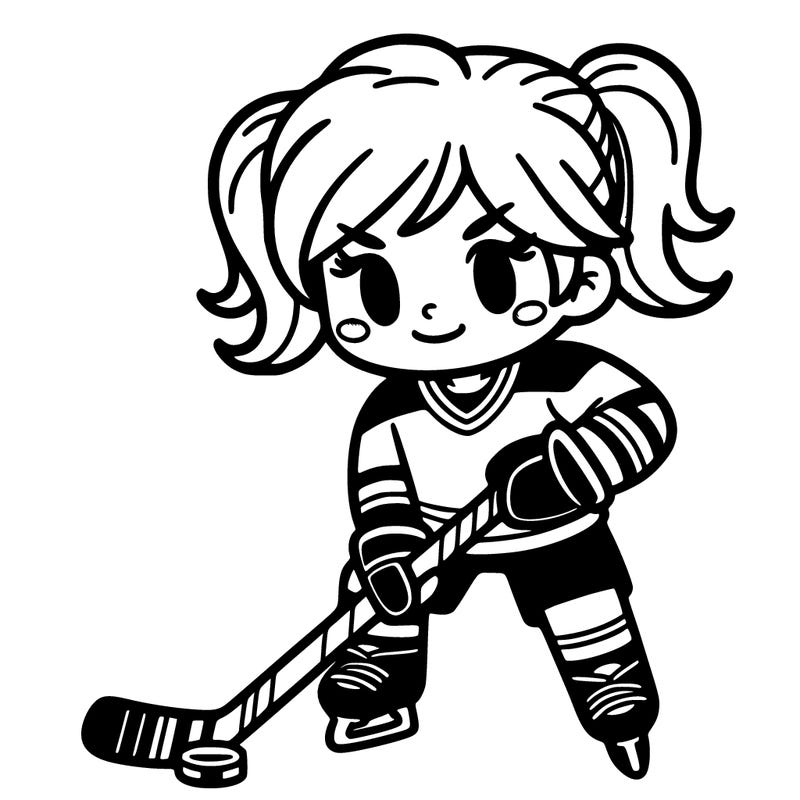 hockey player girl