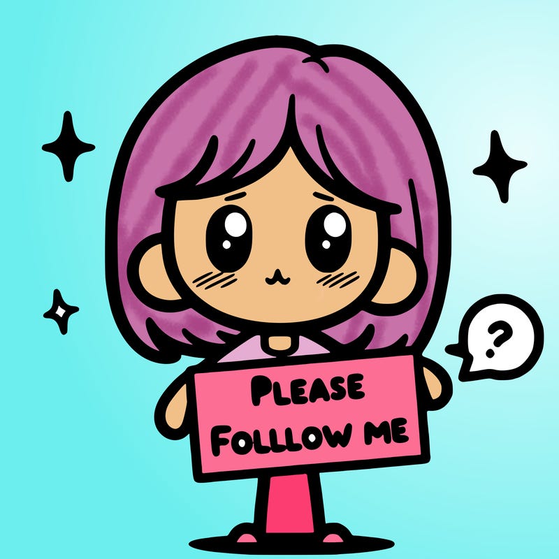 please follow me