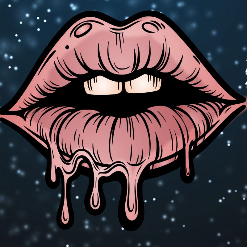 lips that look realistic and drip