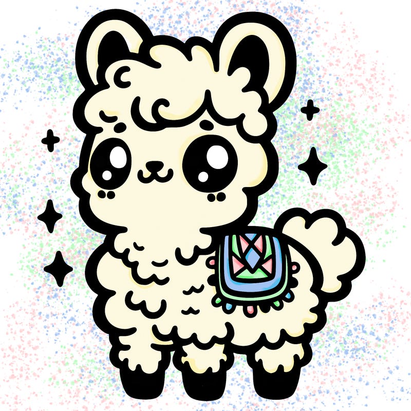 kawaii llama