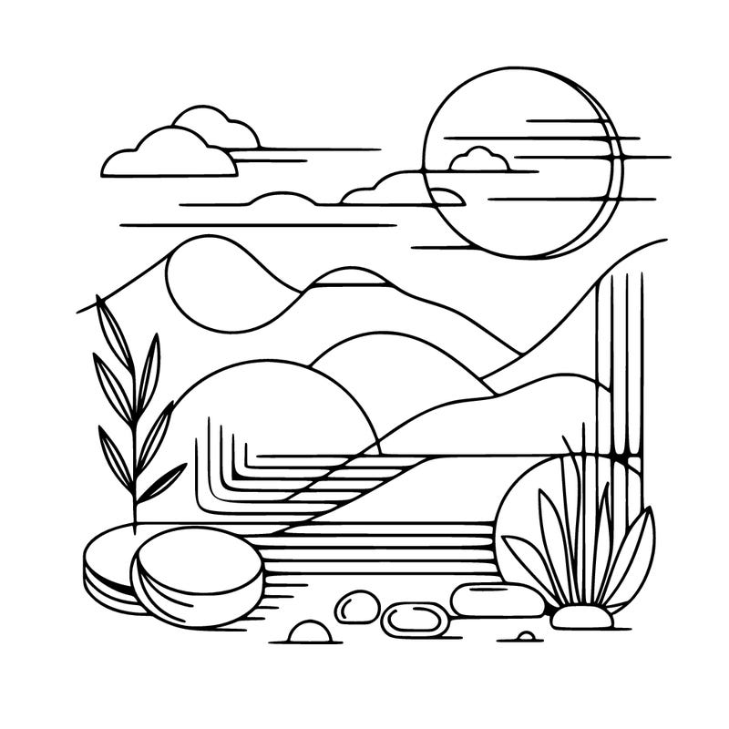 minimalist realistic abstract art