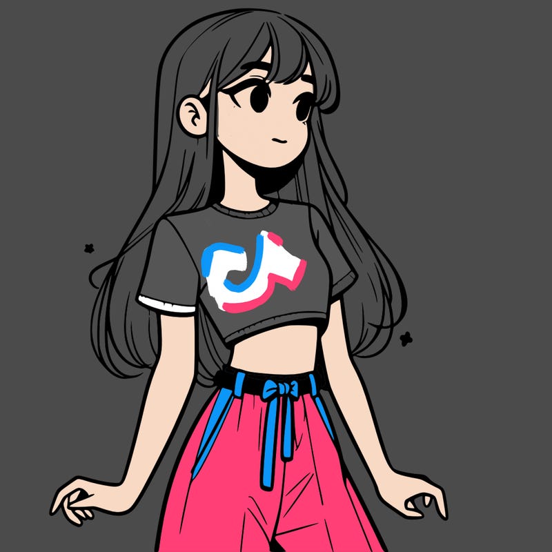 girl in a cute crop top